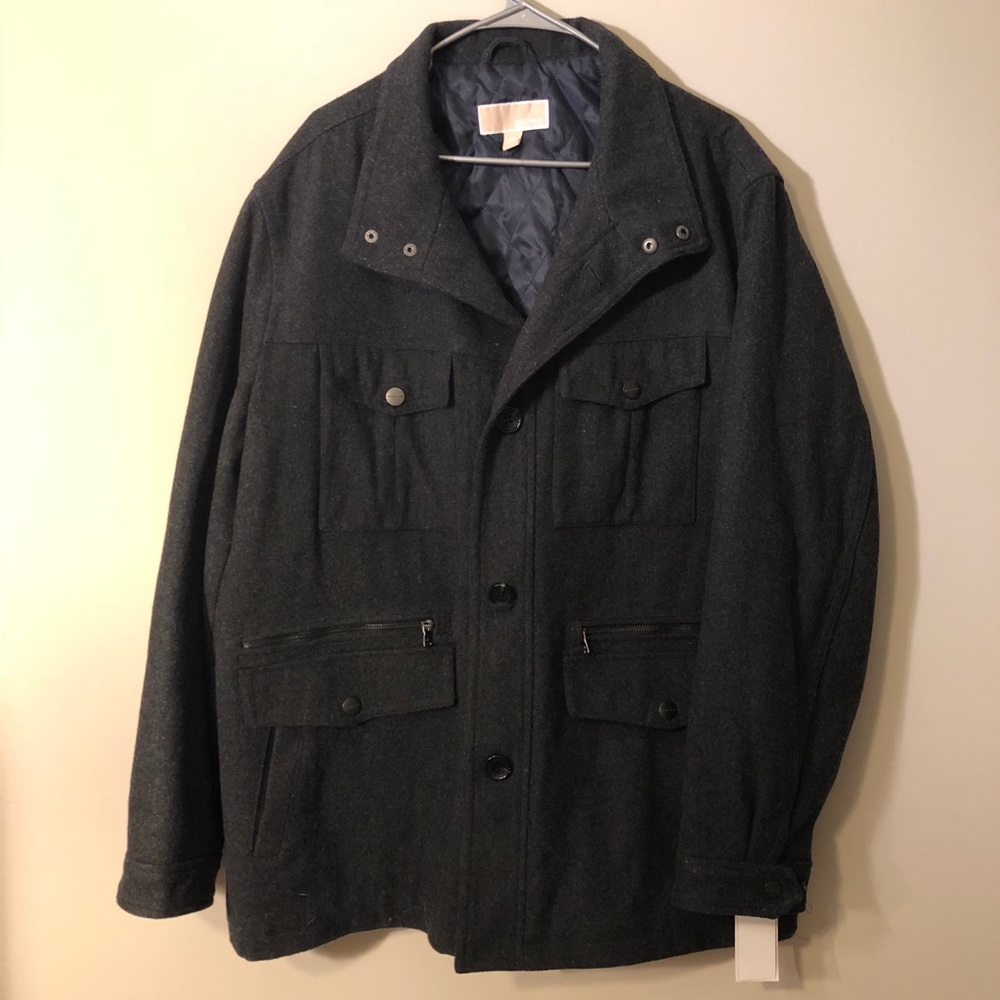Michael Kors Wool-Blend Field Coat